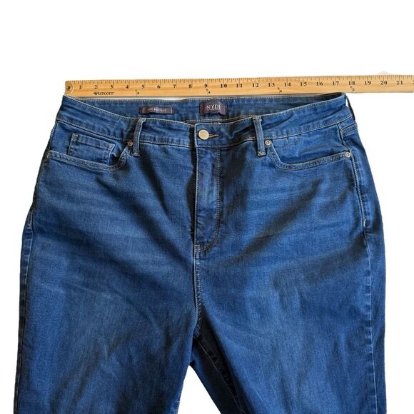 NYDJ Slim Bootcut Denim Blue Jeans Gratitude Sz 16 - Picture 6 of 12